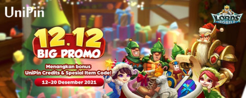 12.12 Big Promo! Dapatkan Special Item Code dan 25.000 UniPin Credits dengan Top Up #PakeUniPin!